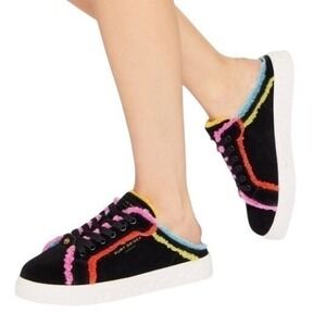 Kurt Geiger Size 37 6.5 Black Kensington Cupsole Mule Sneaker